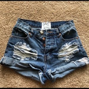 One Teaspoon Denim Shorts 24